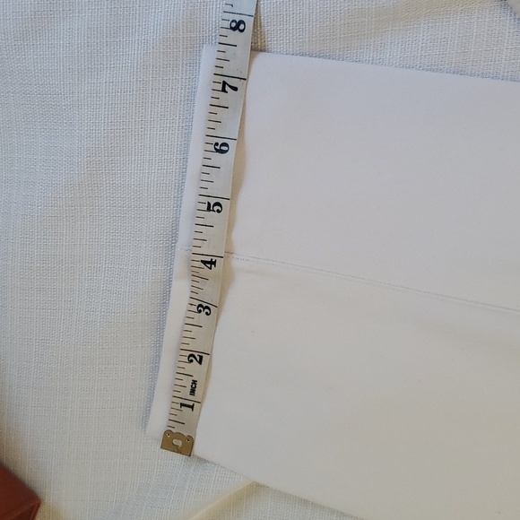 NWT Spanx Womens On-the-Go Slim Straight Ankle Pant 20372R Classic White size XL - Picture 8 of 10